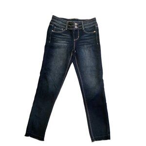 Sonoma Girls 6X‎ Reg Jegging Adjustable Waist Dark Wash Denim Pants Blue